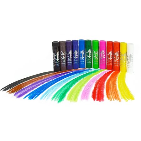 The Pencil Grip Kwik Stix™ Solid Tempera Paint Stick, Set of 24 TPG-604